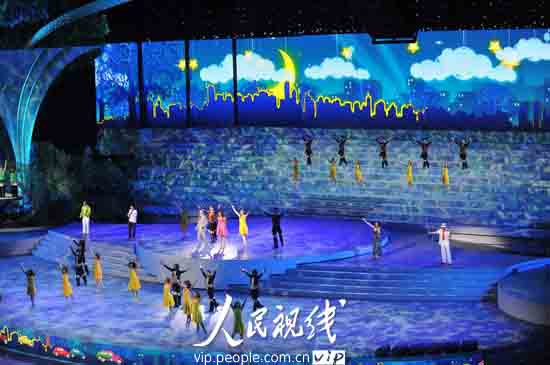 中国2010年上海世界博览会开幕式:美国歌手演