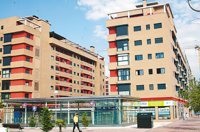 巴列卡住宅区。 本报记者 张金江摄