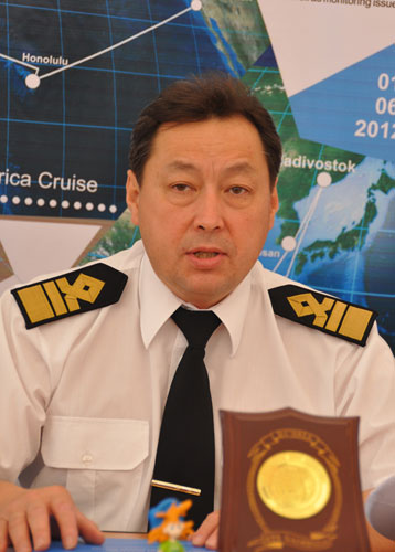 俄罗斯远东国立海洋大学校长谢尔盖·奥加伊